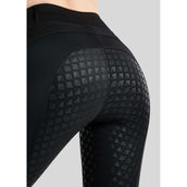 Montar Leggings d'équitation Thermo MoVeronica Golden Quartz Full Grip Noir Montar Leggings d'équitation Thermo MoVeronica Golden Quartz Full Grip Noir