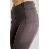Montar Leggings d'équitation Thermo MoVeronica Golden Quartz Full Grip Black Peony Montar Leggings d'équitation Thermo MoVeronica Golden Quartz Full Grip Black Peony