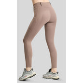 Montar Leggings d'équitation Thermo MoAddie Hybrid Gun Metal Logo Full Grip Nougat Brown Montar Leggings d'équitation Thermo MoAddie Hybrid Gun Metal Logo Full Grip Nougat Brown