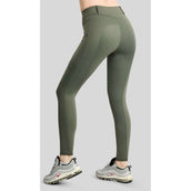 Montar Leggings d'équitation Thermo MoAddie Hybrid Gun Metal Logo Full Grip Forest Green Montar Leggings d'équitation Thermo MoAddie Hybrid Gun Metal Logo Full Grip Forest Green