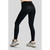 Montar Leggings d'équitation Thermo MoAddie Hybrid Gun Metal Logo Full Grip Noir Montar Leggings d'équitation Thermo MoAddie Hybrid Gun Metal Logo Full Grip Noir