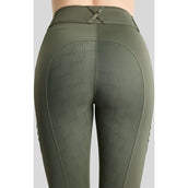 Montar Legging d'Équitation MoWilma Hybrid Pintucks Golden Quartz Crystals Full Grip Forest Green Montar Legging d'Équitation MoWilma Hybrid Pintucks Golden Quartz Crystals Full Grip Forest Green