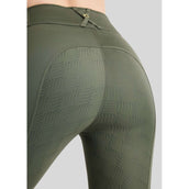Montar Legging d'Équitation MoWilma Hybrid Pintucks Golden Quartz Crystals Full Grip Forest Green Montar Legging d'Équitation MoWilma Hybrid Pintucks Golden Quartz Crystals Full Grip Forest Green
