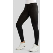 Montar Legging d'Équitation MoEverline Hybrid Golden Quartz Crystals Kids Full Grip Noir Montar Legging d'Équitation MoEverline Hybrid Golden Quartz Crystals Kids Full Grip Noir