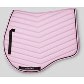 Montar Tapis de Selle Fair Gun Metal Crystals de Saut Candy Pink Montar Tapis de Selle Fair Gun Metal Crystals de Saut Candy Pink