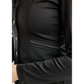 Montar Veste de Concours MoPearl Pintucks Gun Metal Crystals Noir Montar Veste de Concours MoPearl Pintucks Gun Metal Crystals Noir