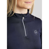 Montar Chemise Everly Crystal Logo Longues Manches Marin Montar Chemise Everly Crystal Logo Longues Manches Marin