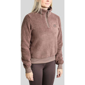 Montar Pull MoEbba Q-Zip Teddy Pile Golden Quartz Nougat Brown Montar Pull MoEbba Q-Zip Teddy Pile Golden Quartz Nougat Brown