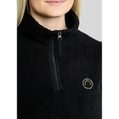 Montar Pull MoEbba Q-Zip Teddy Pile Golden Quartz Noir Montar Pull MoEbba Q-Zip Teddy Pile Golden Quartz Noir