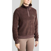 Montar Pull MoEbba Q-Zip Teddy Pile Golden Quartz Black Peony Montar Pull MoEbba Q-Zip Teddy Pile Golden Quartz Black Peony
