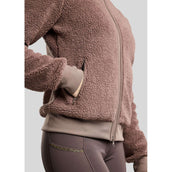 Montar Veste MoEbba Teddy Pile Golden Quartz Nougat Brown Montar Veste MoEbba Teddy Pile Golden Quartz Nougat Brown