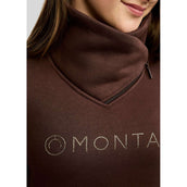 Montar Pull-over MoNaja High Collar Golden Quartz Crystals Black Peony Montar Pull-over MoNaja High Collar Golden Quartz Crystals Black Peony