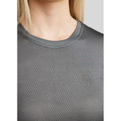 Montar T-Shirt MoGrace Mesh Tee Gris Montar T-Shirt MoGrace Mesh Tee Gris