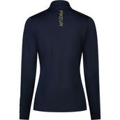 Pikeur Chemise Zip Athleisure AW26 Longues Manches Navy Blue Pikeur Chemise Zip Athleisure AW26 Longues Manches Navy Blue