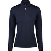 Pikeur Chemise Zip Athleisure AW26 Longues Manches Navy Blue Pikeur Chemise Zip Athleisure AW26 Longues Manches Navy Blue