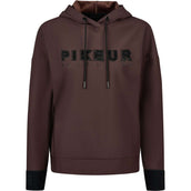 Pikeur Pull col Hoodie PlushLuxe Selection AW26 Marron chocolat Pikeur Pull col Hoodie PlushLuxe Selection AW26 Marron chocolat
