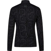 Pikeur Chemise Zip Print Selection AW26 Longues Manches Noir Pikeur Chemise Zip Print Selection AW26 Longues Manches Noir