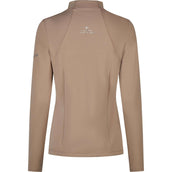 Pikeur Chemise Rollneck Athleisure AW26 Mocha Cream Pikeur Chemise Rollneck Athleisure AW26 Mocha Cream