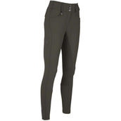 Pikeur Pantalon d'Équitation New Candela Full Grip Flex Faux Leather Deep Khaki Pikeur Pantalon d'Équitation New Candela Full Grip Flex Faux Leather Deep Khaki