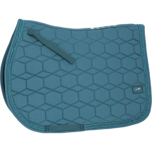 Schockemöhle Tapis de Selle SP High Density S Style de Saut Colonial Blue Schockemöhle Tapis de Selle SP High Density S Style de Saut Colonial Blue