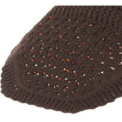 Schockemöhle Bonnet Anti-Mouches Elegant Spark Mocca Schockemöhle Bonnet Anti-Mouches Elegant Spark Mocca