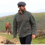 Aubrion by Shires Pull Original Fleece Hommes Vert Aubrion by Shires Pull Original Fleece Hommes Vert