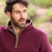 Aubrion by Shires Pull Original Fleece Hommes Maroon Red Aubrion by Shires Pull Original Fleece Hommes Maroon Red