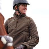 Aubrion by Shires Pull Heritage Fleece Olive foncé Aubrion by Shires Pull Heritage Fleece Olive foncé