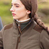 Aubrion by Shires Pull Heritage Fleece Olive foncé Aubrion by Shires Pull Heritage Fleece Olive foncé