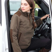 Aubrion by Shires Pull Heritage Fleece Olive foncé Aubrion by Shires Pull Heritage Fleece Olive foncé