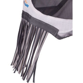 FlyGuard by Shires Masque Anti-Mouches Pro Sun Shade avec Oreilles et Franges Blanc FlyGuard by Shires Masque Anti-Mouches Pro Sun Shade avec Oreilles et Franges Blanc