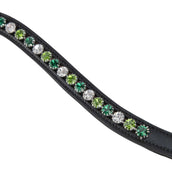 Velociti by Shires Frontal GARA Green Diamante Noir Velociti by Shires Frontal GARA Green Diamante Noir