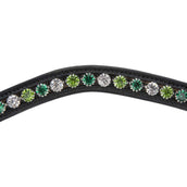 Velociti by Shires Frontal GARA Green Diamante Noir Velociti by Shires Frontal GARA Green Diamante Noir
