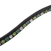 Velociti by Shires Frontal GARA Green Diamante Noir Velociti by Shires Frontal GARA Green Diamante Noir