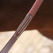 Velociti by Shires Rênes Lusso Elite Pro SureGrip Havane Velociti by Shires Rênes Lusso Elite Pro SureGrip Havane