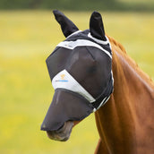 Shires Masque Anti-Mouches avec Oreilles et Nez Fine Mesh Noir Shires Masque Anti-Mouches avec Oreilles et Nez Fine Mesh Noir