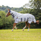 Shires Couverture Anti-Mouches Highlander Plus Sun Shade Combo Gris Shires Couverture Anti-Mouches Highlander Plus Sun Shade Combo Gris