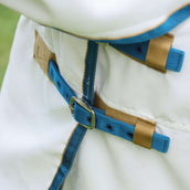 Tempest Plus by Shires Couverture Anti-Eczema Sweet-Itch Combo Blanc/Airforce Tempest Plus by Shires Couverture Anti-Eczema Sweet-Itch Combo Blanc/Airforce