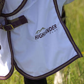 Highlander Plus by Shires Couverture Anti-Mouches Combo Blanc/Black Cherry Highlander Plus by Shires Couverture Anti-Mouches Combo Blanc/Black Cherry