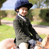 Aubrion by Shires Veste de Concours Saratoga Enfants Vert foncé Check Aubrion by Shires Veste de Concours Saratoga Enfants Vert foncé Check
