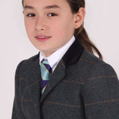 Aubrion by Shires Veste de Concours Saratoga Enfants Juniper Navy Check Aubrion by Shires Veste de Concours Saratoga Enfants Juniper Navy Check