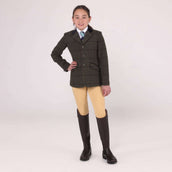 Aubrion by Shires Veste de Concours Saratoga Enfants Chêne Brun Check Aubrion by Shires Veste de Concours Saratoga Enfants Chêne Brun Check
