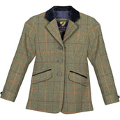 Aubrion by Shires Veste de Concours Saratoga Enfants Rouge/Jaune/Bleu Check Aubrion by Shires Veste de Concours Saratoga Enfants Rouge/Jaune/Bleu Check
