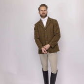 Aubrion by Shires Veste de Concours Saratoga Hommes Chêne Brun Check Aubrion by Shires Veste de Concours Saratoga Hommes Chêne Brun Check