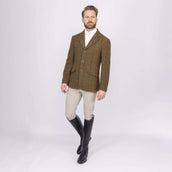 Aubrion by Shires Veste de Concours Saratoga Hommes Chêne Brun Check Aubrion by Shires Veste de Concours Saratoga Hommes Chêne Brun Check