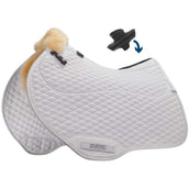 Stübben Tapis de Selle Streamline Close Contact Peau d'Agneau Blanc Stübben Tapis de Selle Streamline Close Contact Peau d'Agneau Blanc