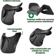 Stübben Selle de Randonnée REVsport Noir Stübben Selle de Randonnée REVsport Noir