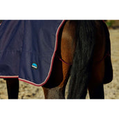 WeatherBeeta Couvre-reins Essential Fleece Lined Quarter Sheet Marine/Bordeaux WeatherBeeta Couvre-reins Essential Fleece Lined Quarter Sheet Marine/Bordeaux