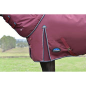WeatherBeeta ComFiTec Essential Turnout Detach-A-Neck 220g Bourgogne/Marine WeatherBeeta ComFiTec Essential Turnout Detach-A-Neck 220g Bourgogne/Marine