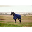 Navy Embossed Plaid